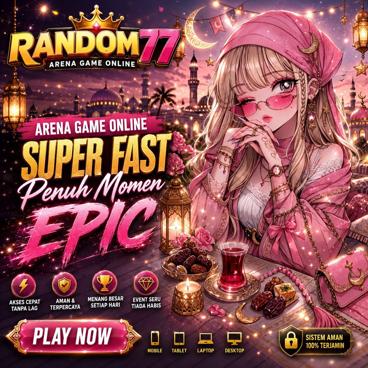 Banner RANDOM77 Official